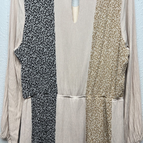 143 Story by Lineup Puff Sleeve Dress Womens 3XL Garden Cottagecore Patchwork - Picture 10 of 13